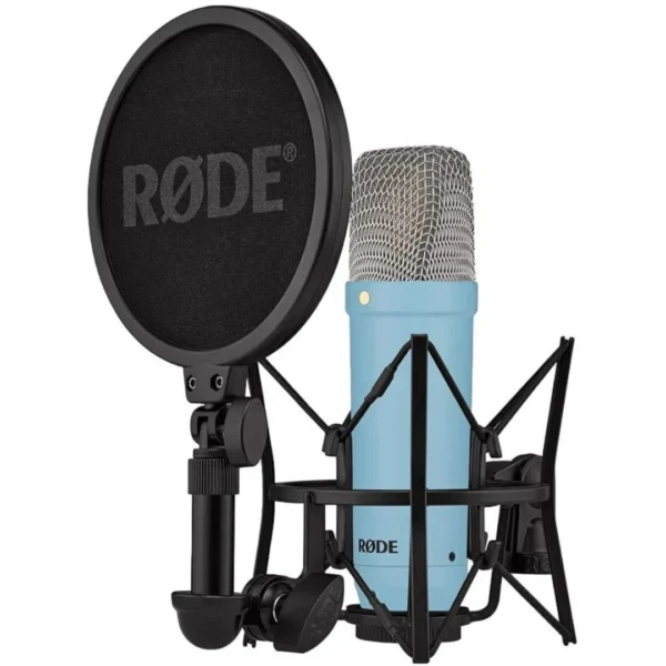 RODE NT1 Signature Cardioid Studio Condenser Microphone, Blue