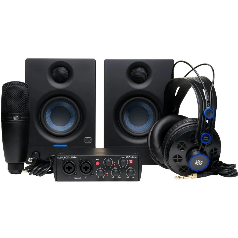Presonus Audiobox 96K USB Complete Bundle - odbstudios